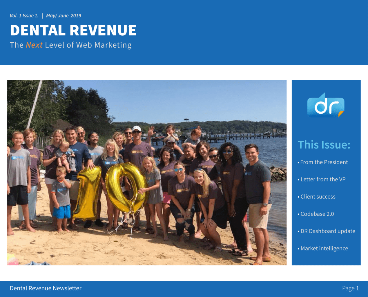 Dental Revenue Newsletter cover
