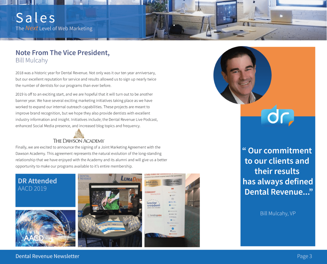 Dental Revenue Newsletter page 3