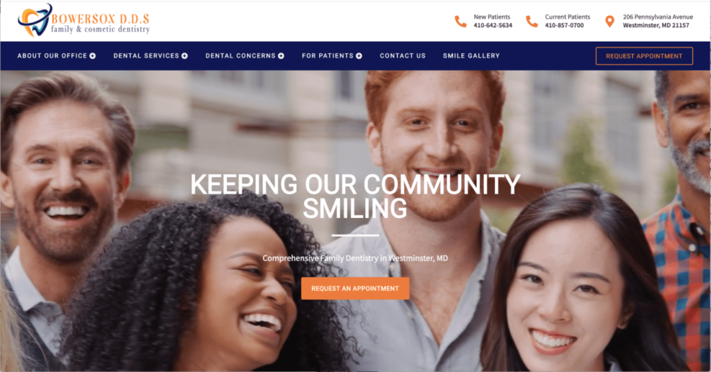 dental websites in erie, pennsylvania